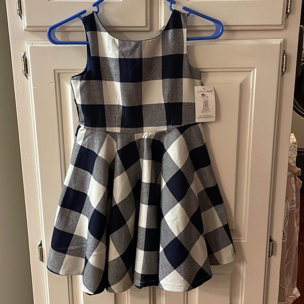 Little loaves & fishes, size 8, buffalo navy, dress. Lined, tag attached.